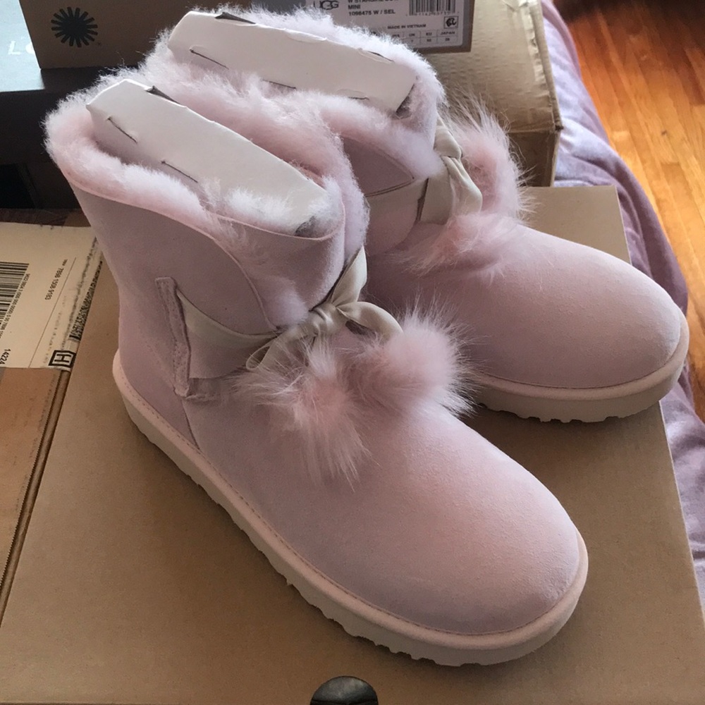 UGG Gita boot with Pom poms